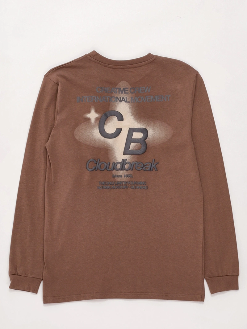 POLERA NIÑO CLOUDBREAK ALGODÓN MANGA LARGA - 4