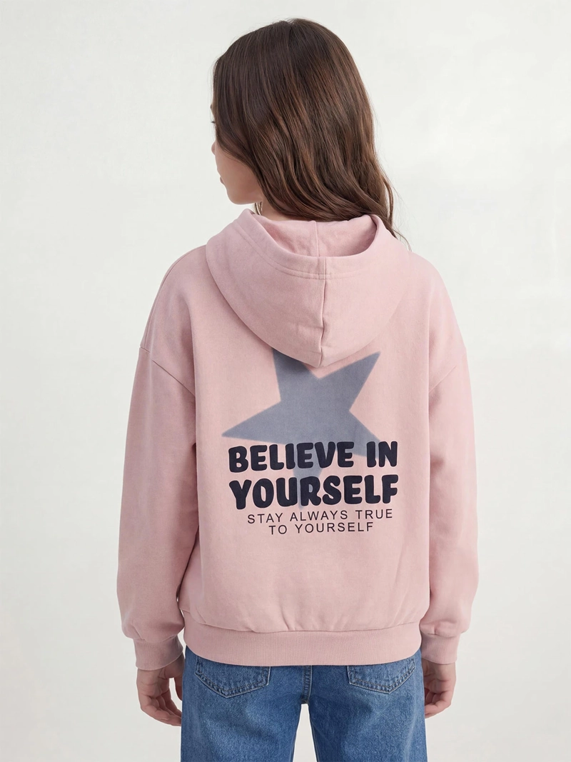 POLERÓN NIÑA INDEX TEEN CAPUCHA OVERSIZE - 2