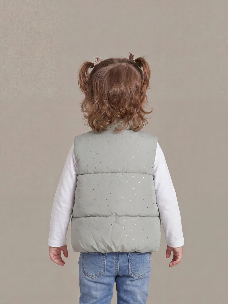 PARKA SIN MANGAS NIÑA BABY HARVEST ABOTONADA - 2
