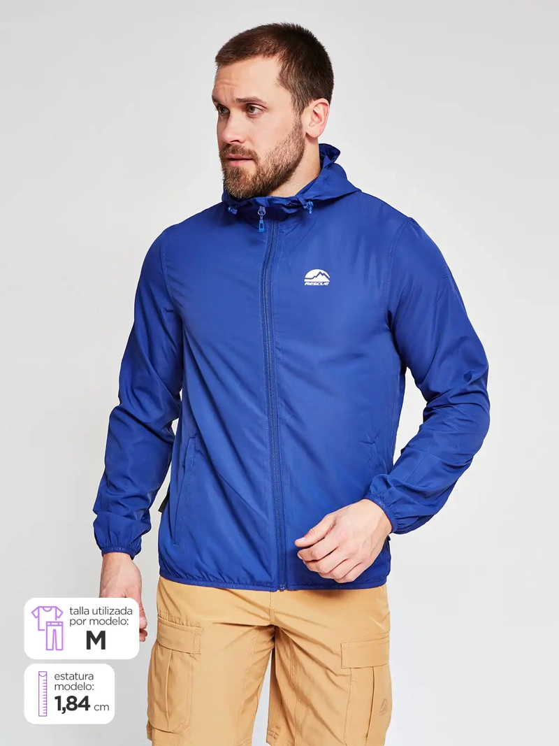 CHAQUETA CORTAVIENTO HOMBRE RESCUE - 1