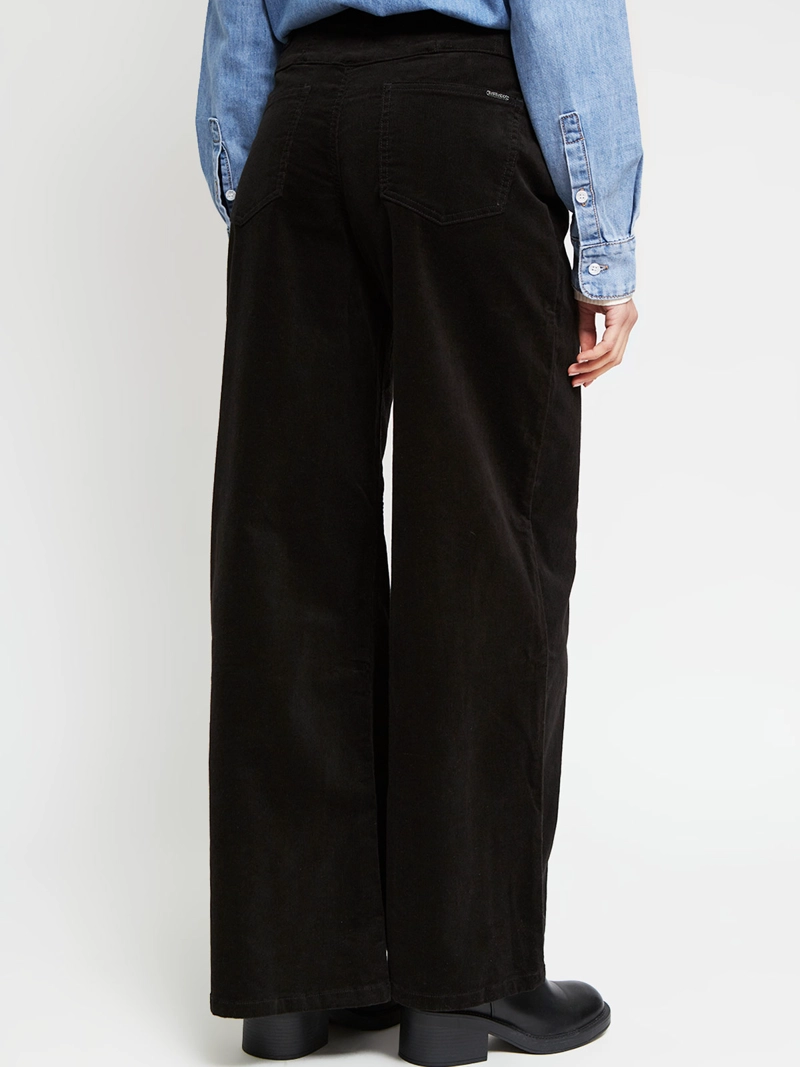 PANTALÓN MUJER BARBADOS ALGODÓN WIDE LEG COTELÉ - 3