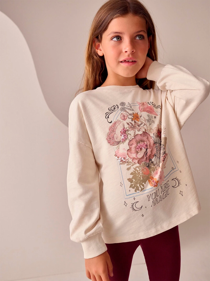POLERA MANGA LARGA NIÑA NEXT - 1