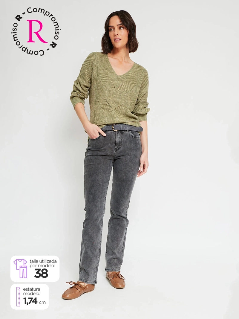 JEANS MUJER REGATTA ALGODÓN RECTO - 1