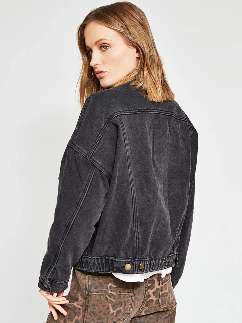 CHAQUETA MUJER TATIENNE ALGODÓN DENIM TACHAS - 3