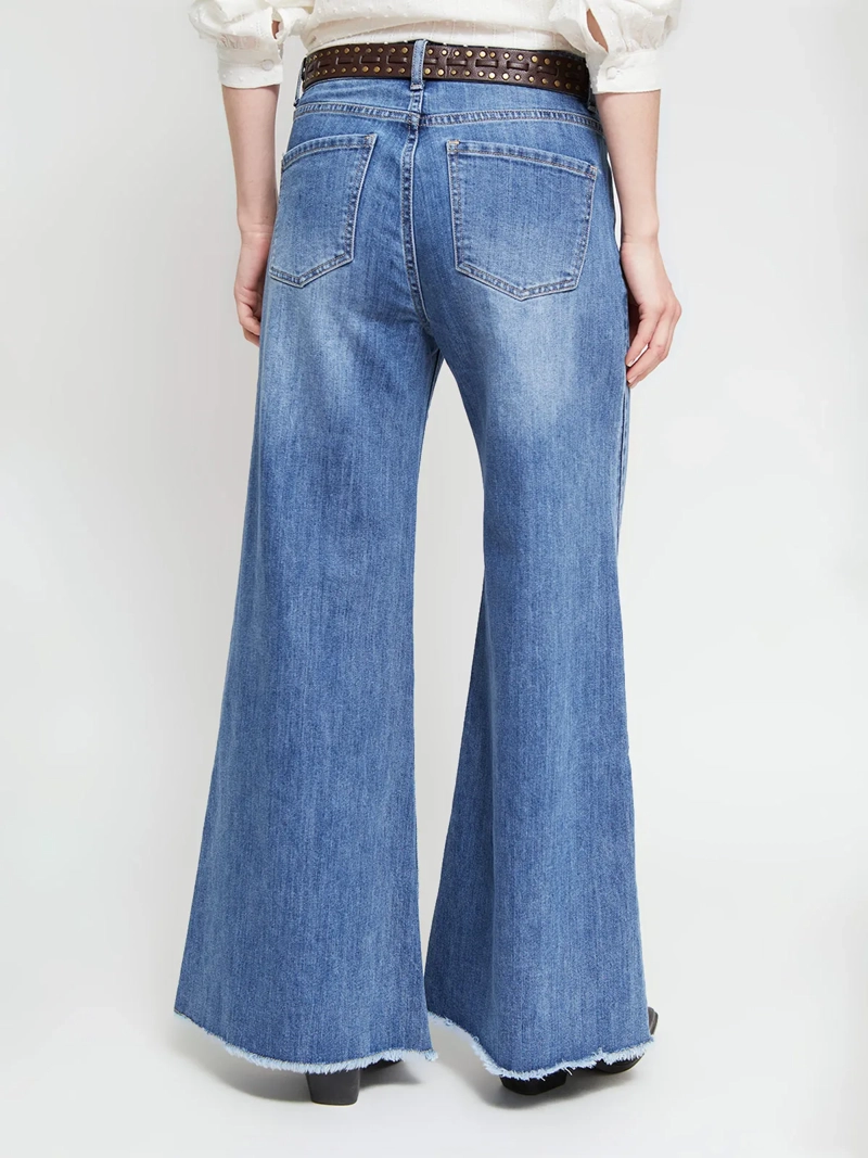 JEANS MUJER TATIENNE ALGODÓN WIDE LEG - 3