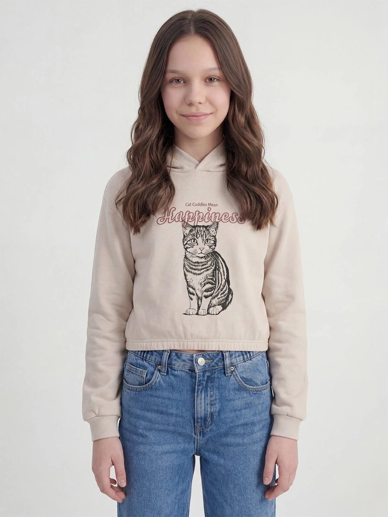 INDEX TEEN POLERÓN NIÑA INDEX TEEN CAPUCHA