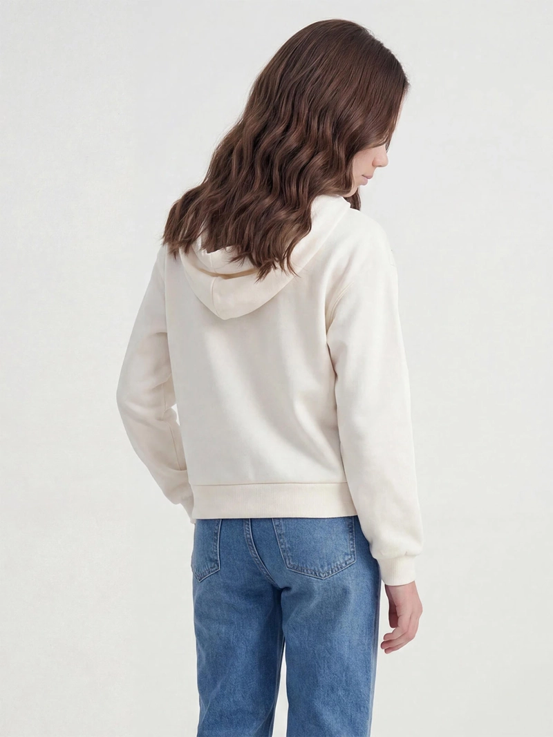 POLERÓN NIÑA INDEX TEEN CAPUCHA OVERSIZE BRILLOS - 2