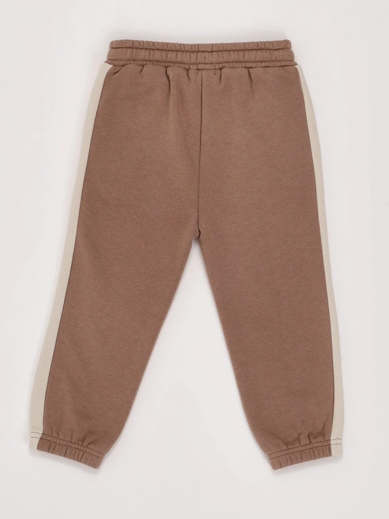PANTALÓN DE BUZO NIÑO BABY HARVEST CON FRANJA LATERAL - 4
