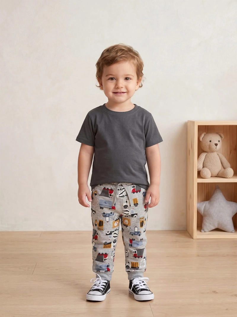 PANTALÓN DE BUZO NIÑO BABY HARVEST ESTAMPADO - 1