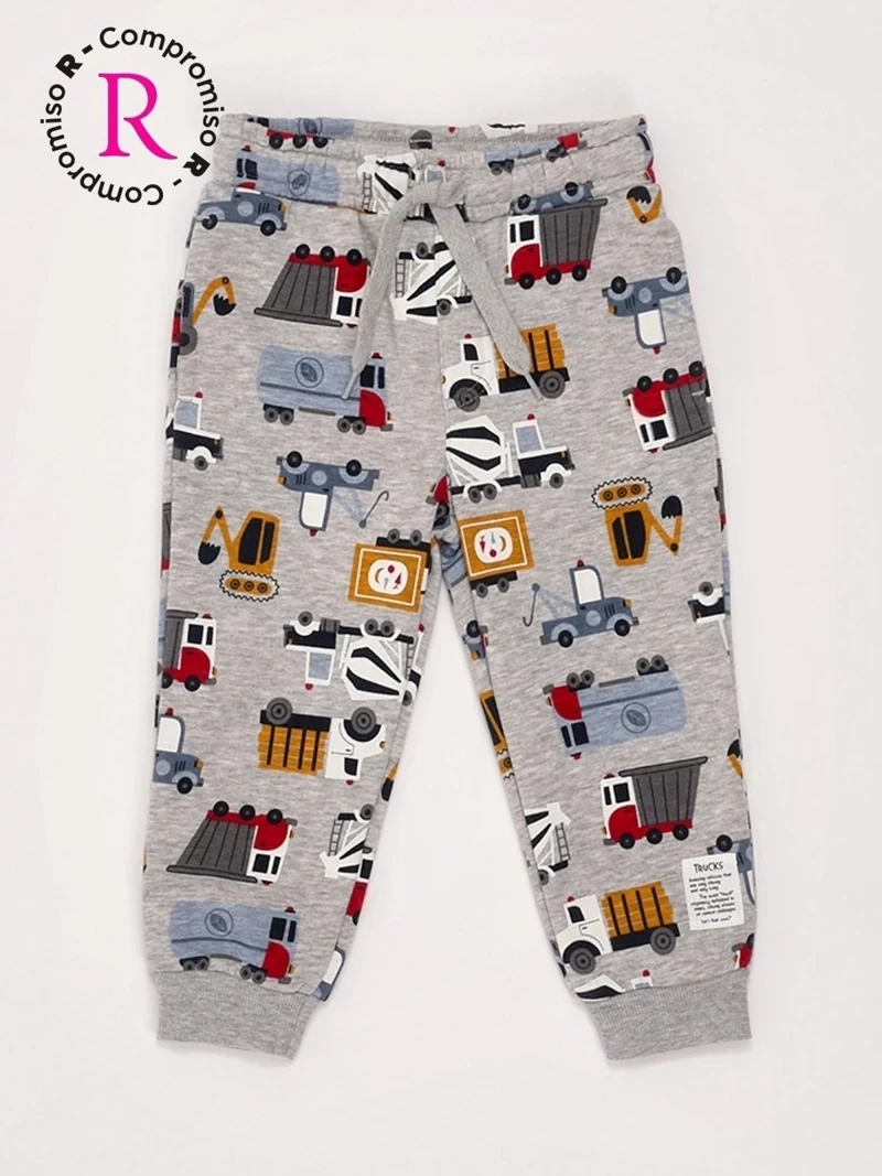 PANTALÓN DE BUZO NIÑO BABY HARVEST ESTAMPADO - 3