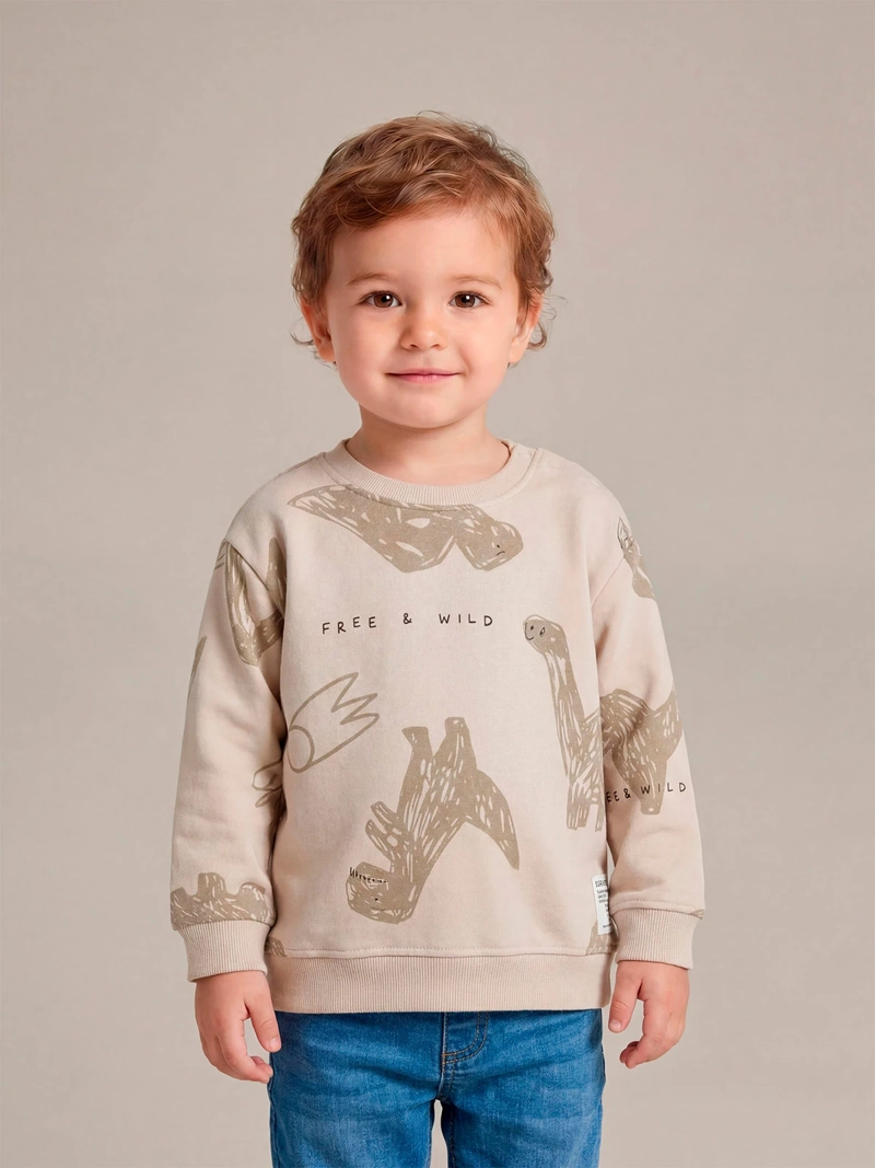 POLERÓN NIÑO BABY HARVEST ESTAMPADO - 1