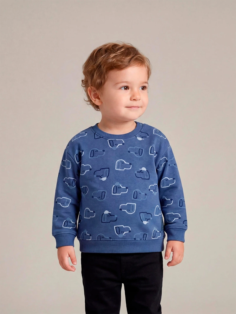 POLERÓN NIÑO BABY HARVEST ESTAMPADO - 1