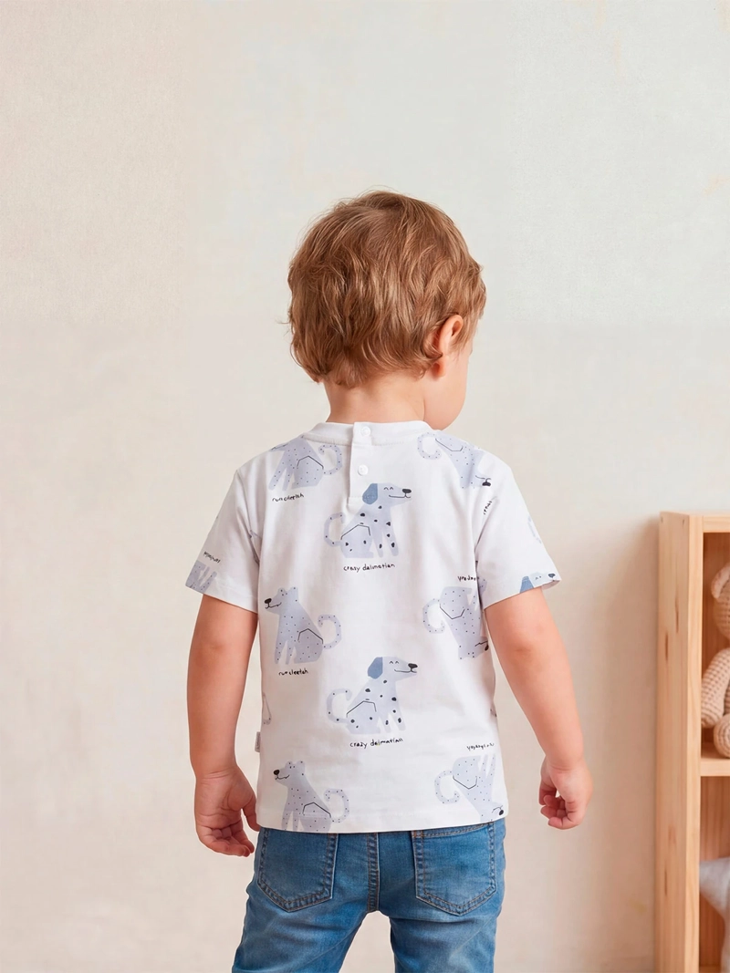 POLERA NIÑO BABY HARVEST ALGODÓN MANGA CORTA ESTAMPADA - 2