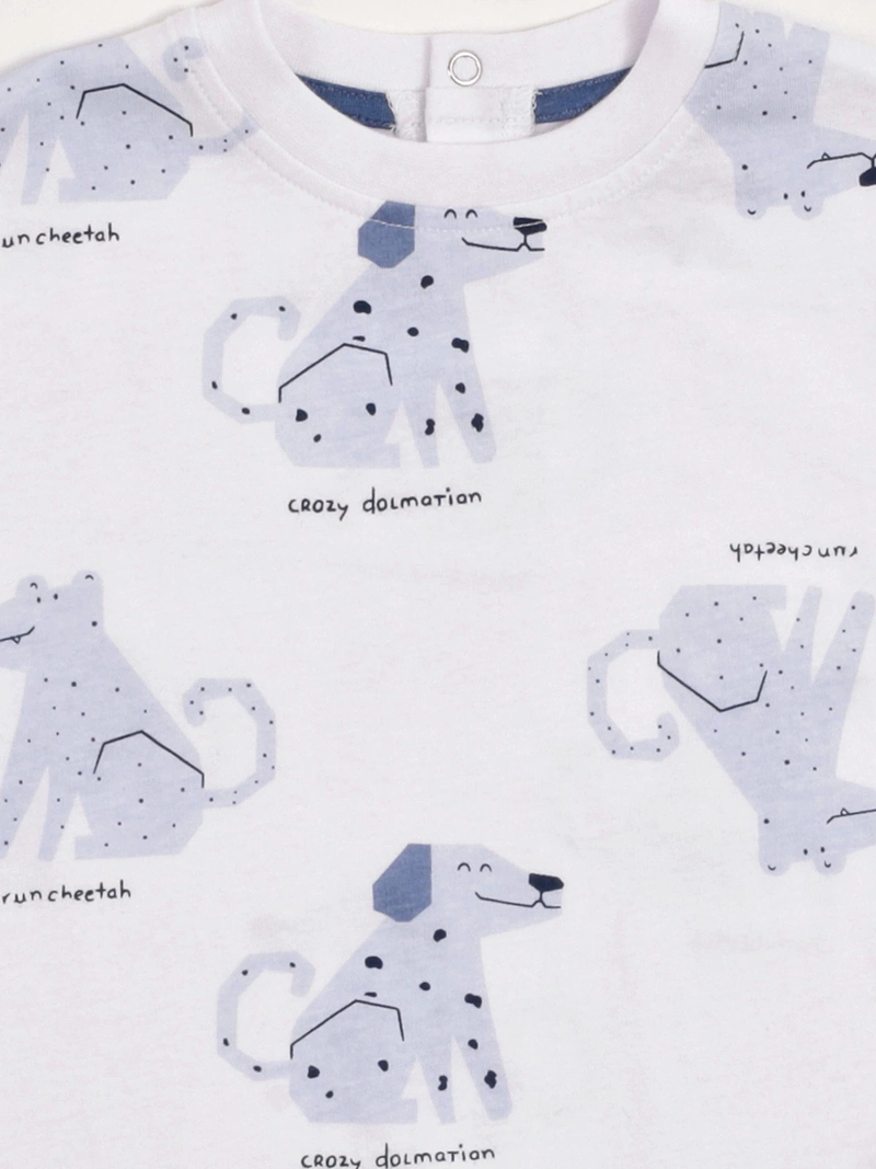 POLERA NIÑO BABY HARVEST ALGODÓN MANGA CORTA ESTAMPADA - 5