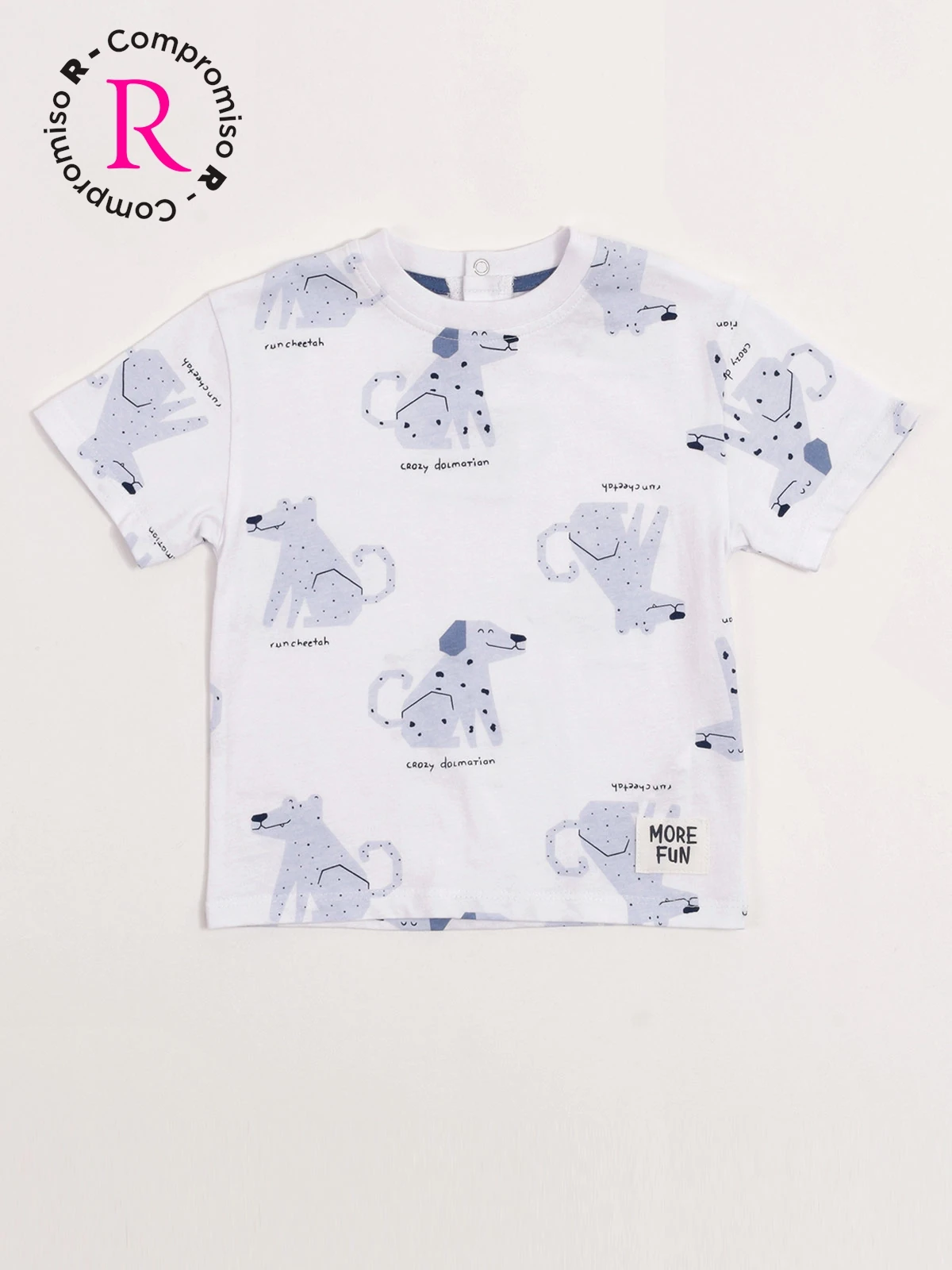 POLERA NIÑO BABY HARVEST ALGODÓN MANGA CORTA ESTAMPADA - 3