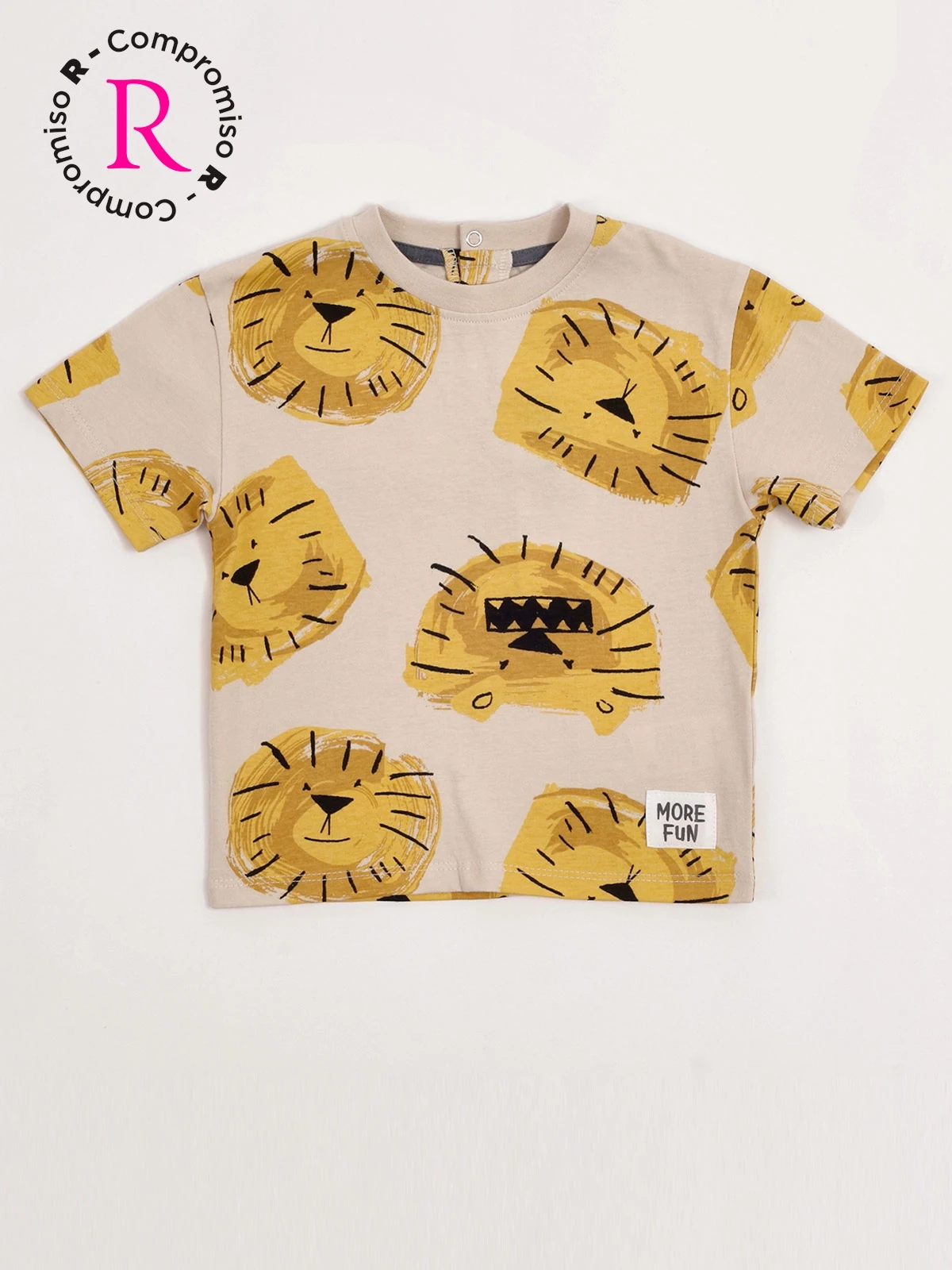 POLERA NIÑO BABY HARVEST ALGODÓN MANGA CORTA ESTAMPADA - 3