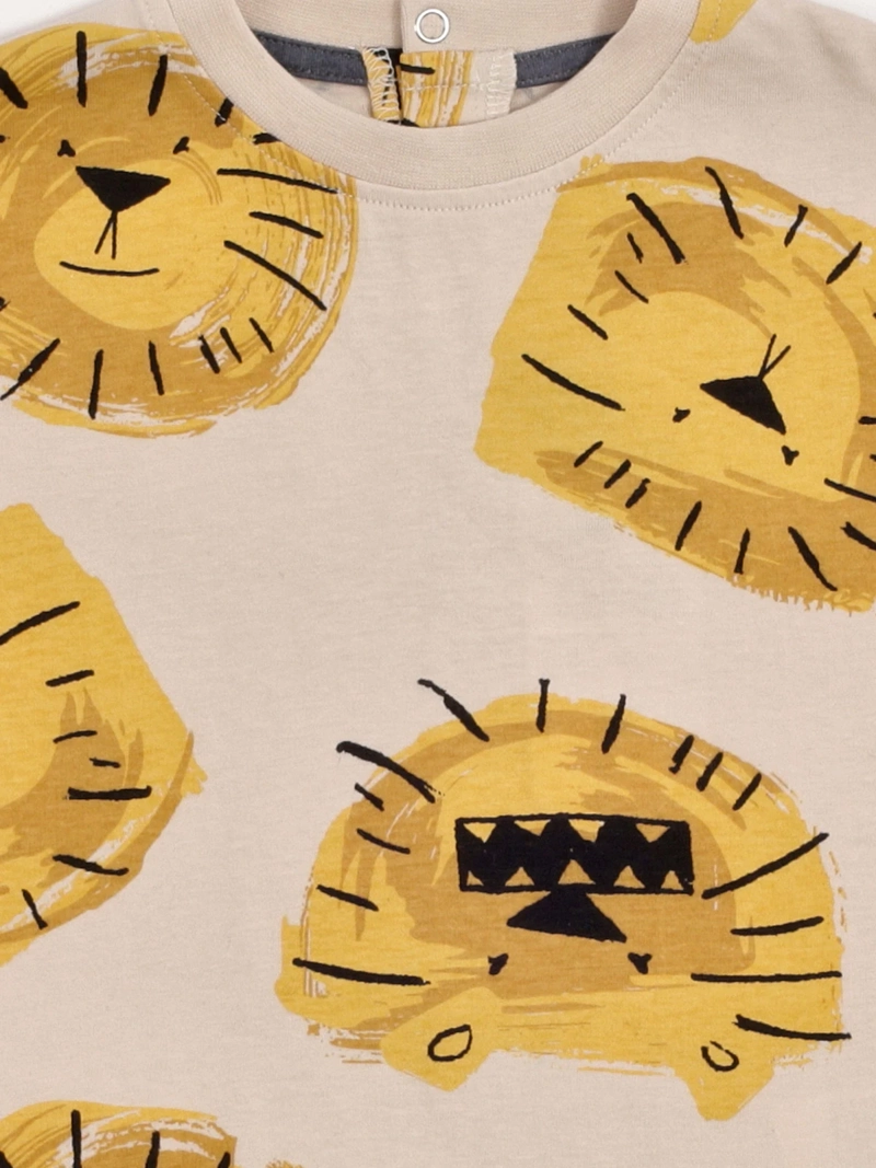 POLERA NIÑO BABY HARVEST ALGODÓN MANGA CORTA ESTAMPADA - 5