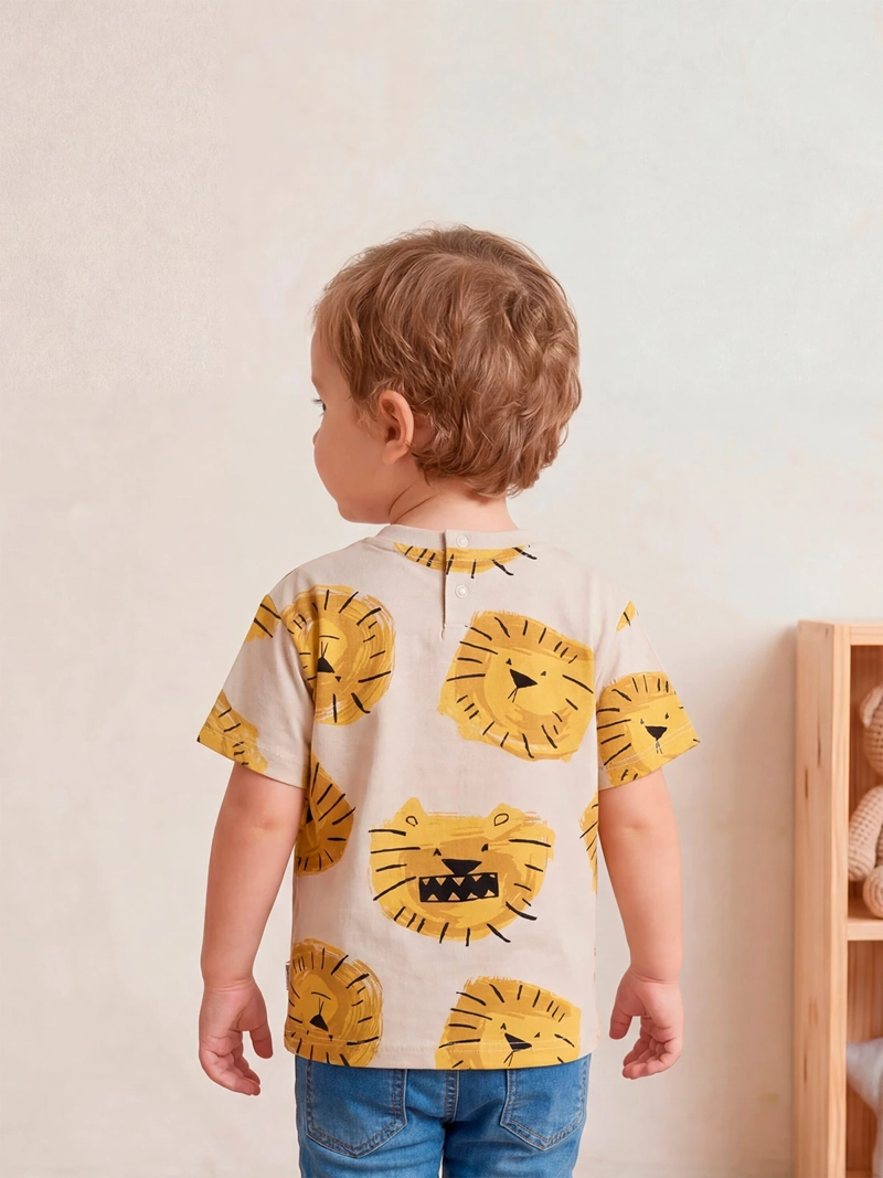 POLERA NIÑO BABY HARVEST ALGODÓN MANGA CORTA ESTAMPADA - 2