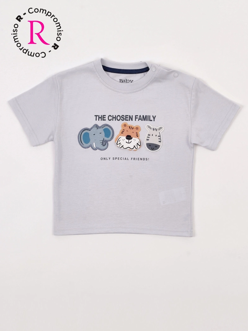 POLERA NIÑO BABY HARVEST ALGODÓN 3D - 3