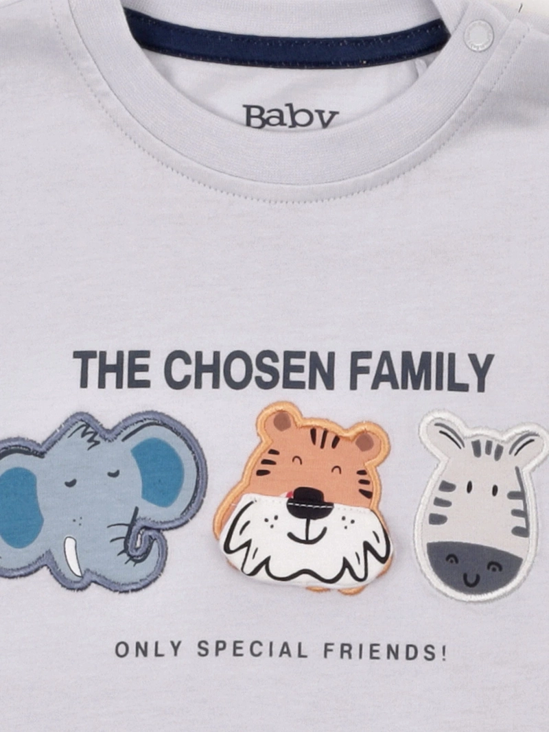 POLERA NIÑO BABY HARVEST ALGODÓN 3D - 5