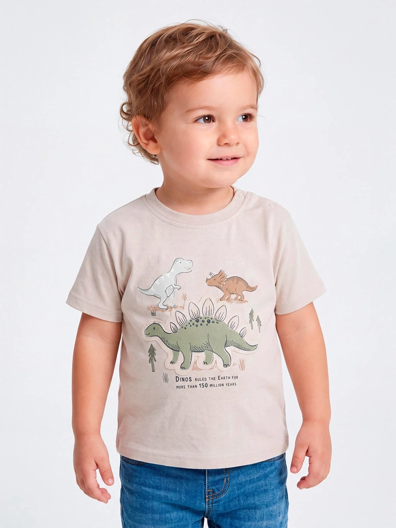 POLERA NIÑO BABY HARVEST ALGODÓN 3D - 1