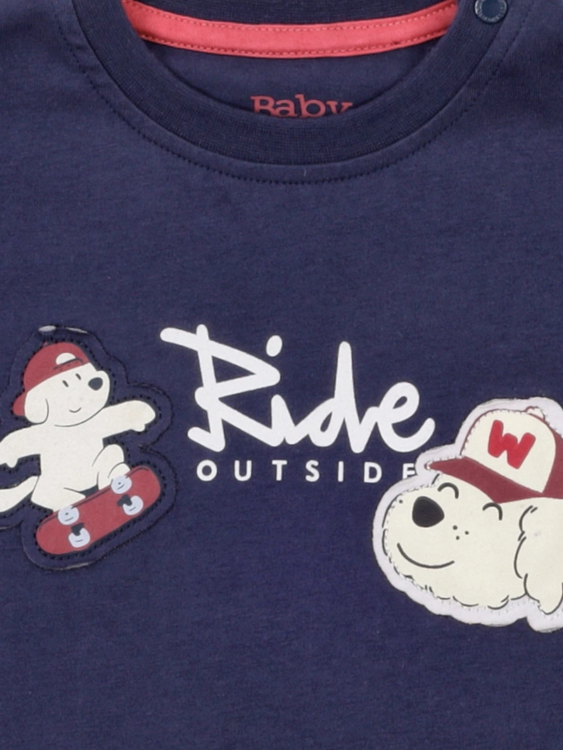 POLERA NIÑO BABY HARVEST ALGODÓN 3D - 5