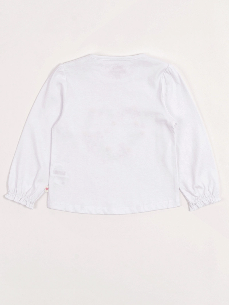 POLERA NIÑA BABY HARVEST ALGODÓN MANGA LARGA TUL - 4