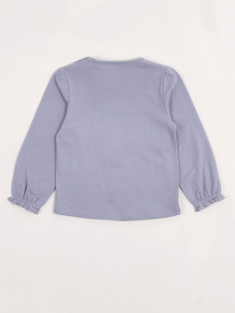 POLERA NIÑA BABY HARVEST ALGODÓN MANGA LARGA TUL - 4