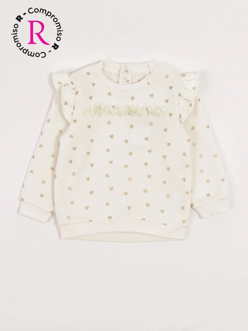 POLERÓN NIÑA BABY HARVEST PETALOS ESTAMPADO - 3