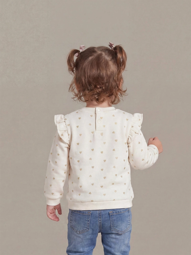 POLERÓN NIÑA BABY HARVEST PETALOS ESTAMPADO - 2