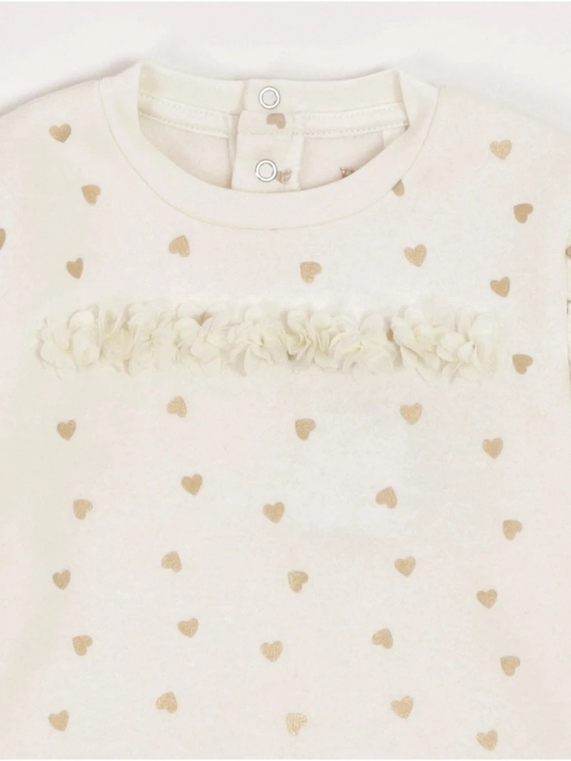 POLERÓN NIÑA BABY HARVEST PETALOS ESTAMPADO - 5