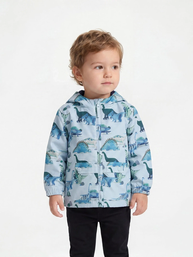 CHAQUETA NIÑO BABY HARVEST ESTAMPADA CON CAPUCHA - 1