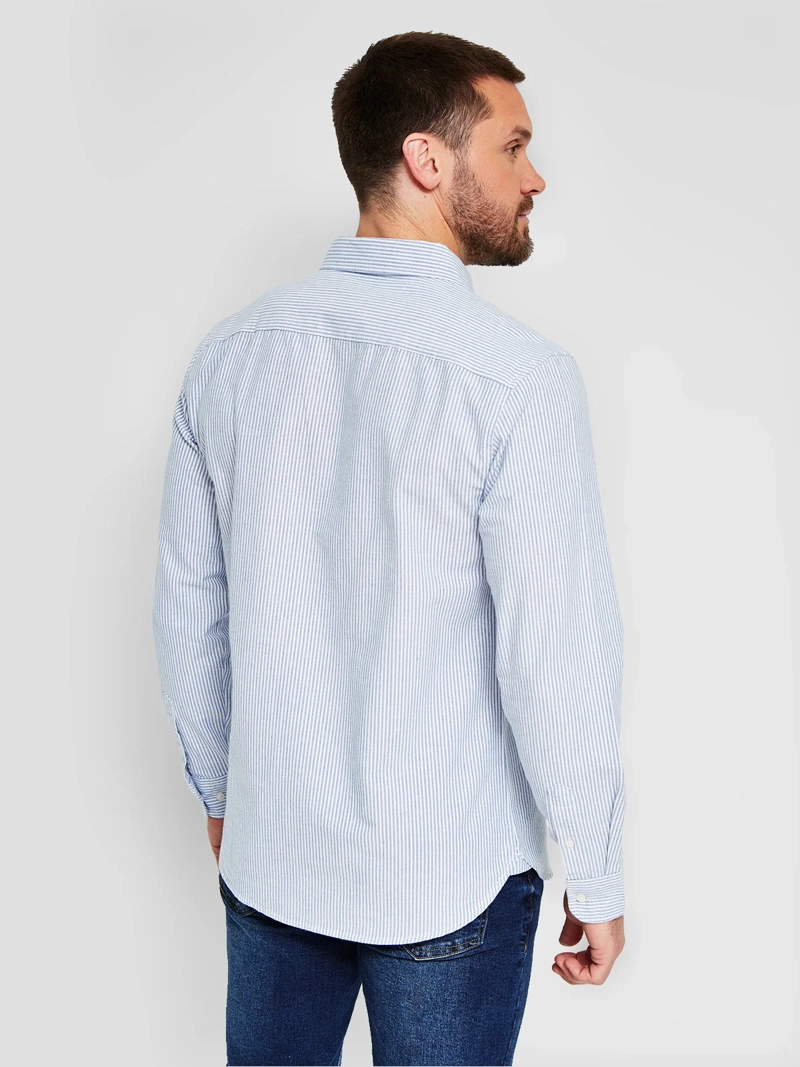 CAMISA HOMBRE MARQUIS ALGODÓN MANGA LARGA LÍNEAS - 2