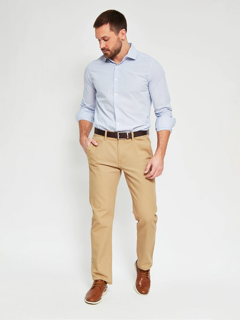 CAMISA HOMBRE MARQUIS ALGODÓN MANGA LARGA POPLIN - 4