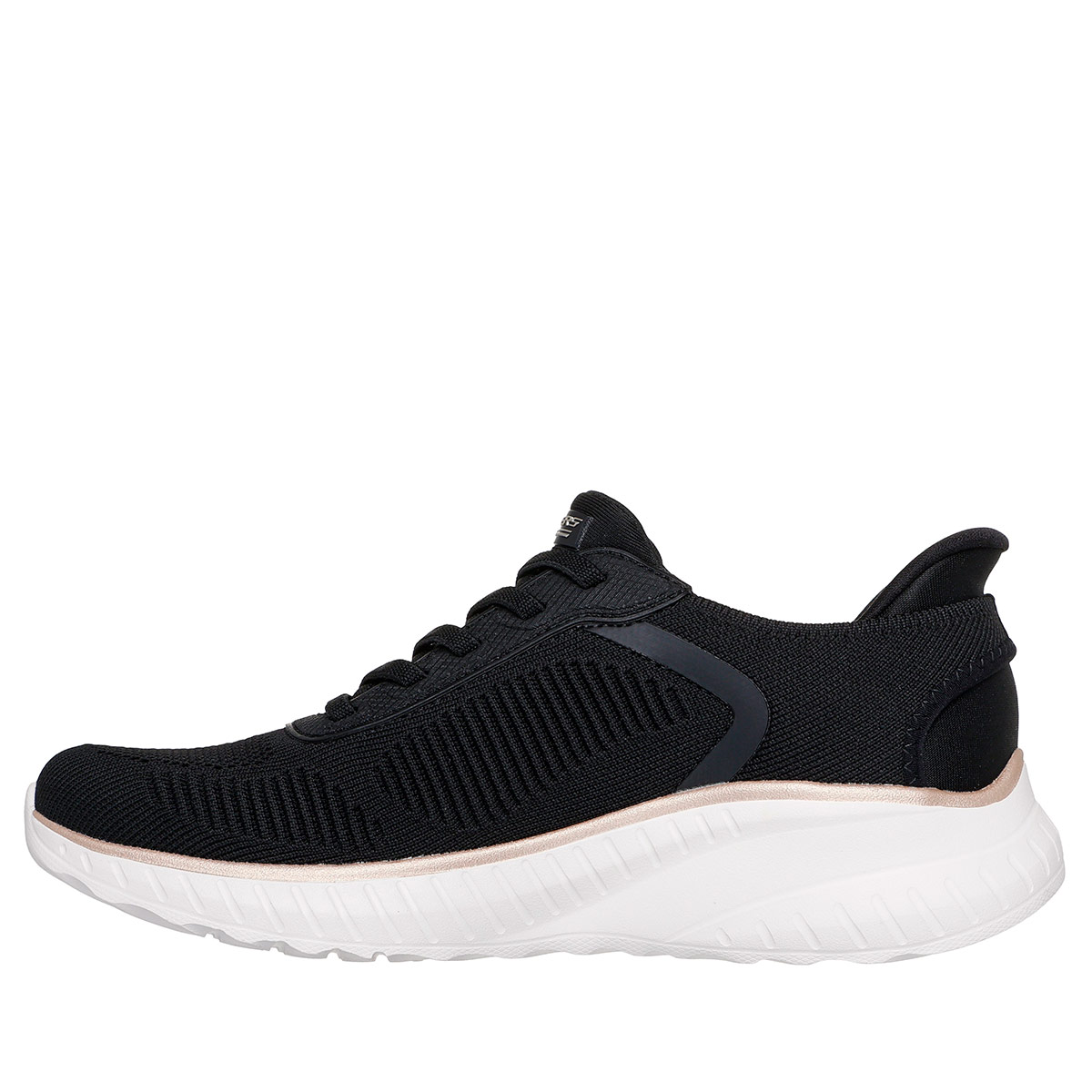 ZAPATILLAS MUJER SKECHERS CASUALES NEGRO SLIP-INS BOBS SPORT SQUAD CHAOS - 2