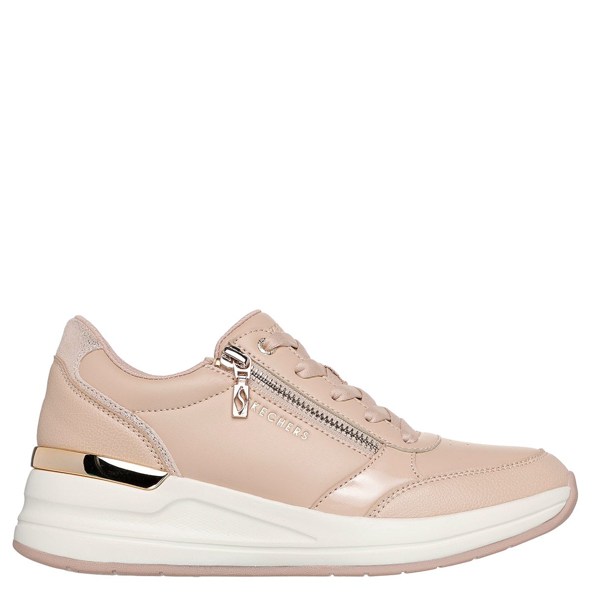 ZAPATILLAS MUJER SKECHERS CASUALES BEIGE BILLION 2 - 1