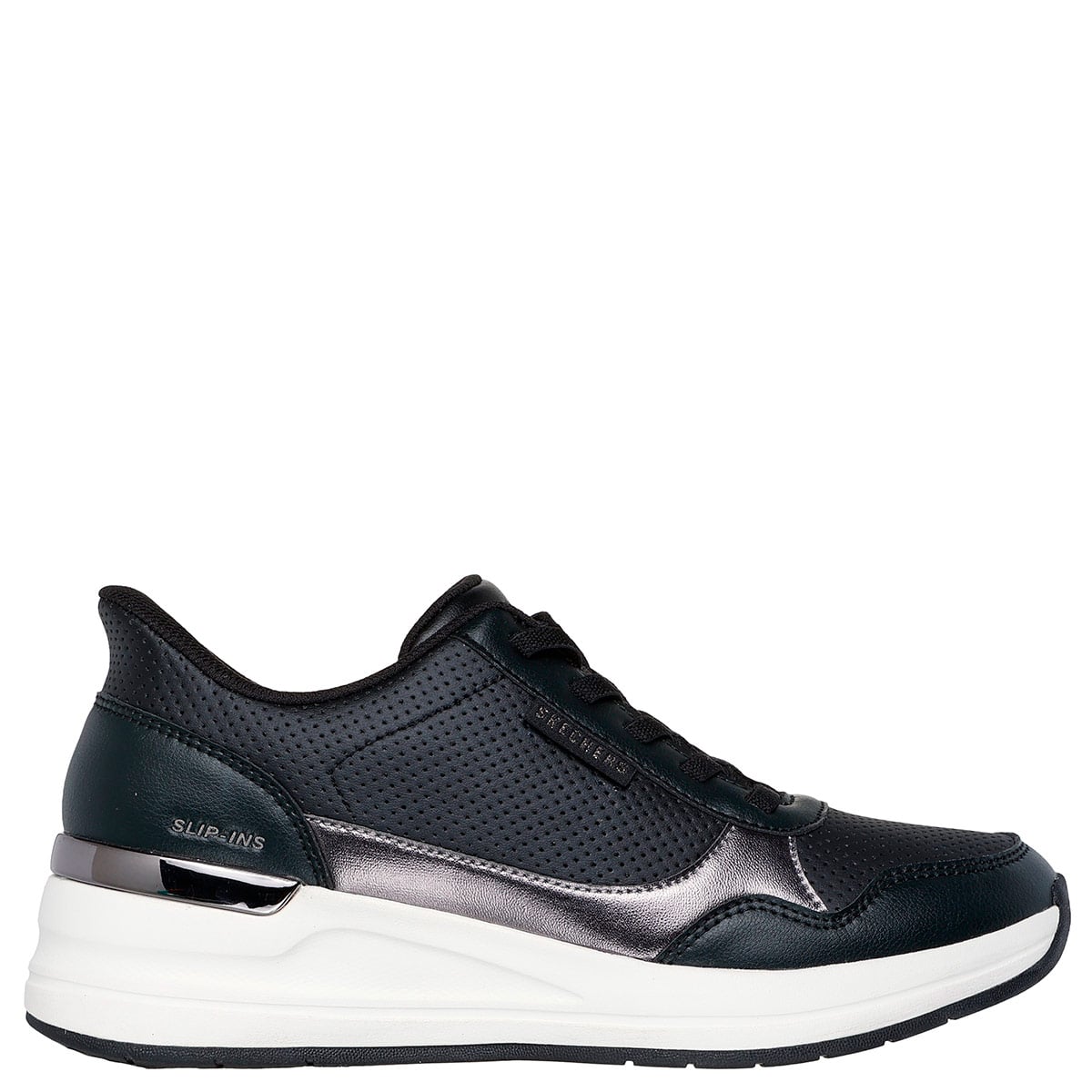 ZAPATILLAS MUJER SKECHERS CASUALES NEGRO BILLION 2 - 1