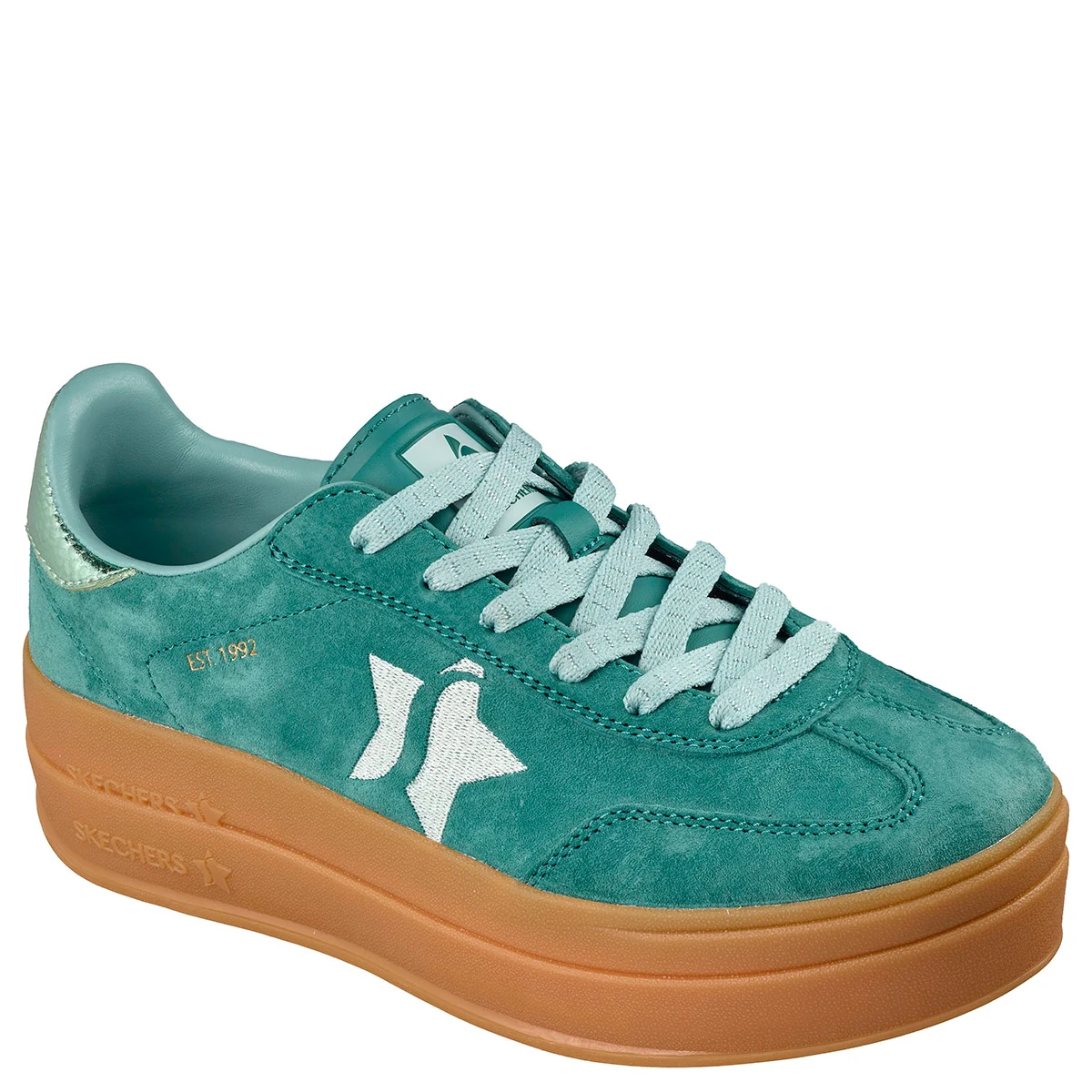 ZAPATILLAS MUJER SKECHERS CASUALES VERDE ACADEMY HI - 2