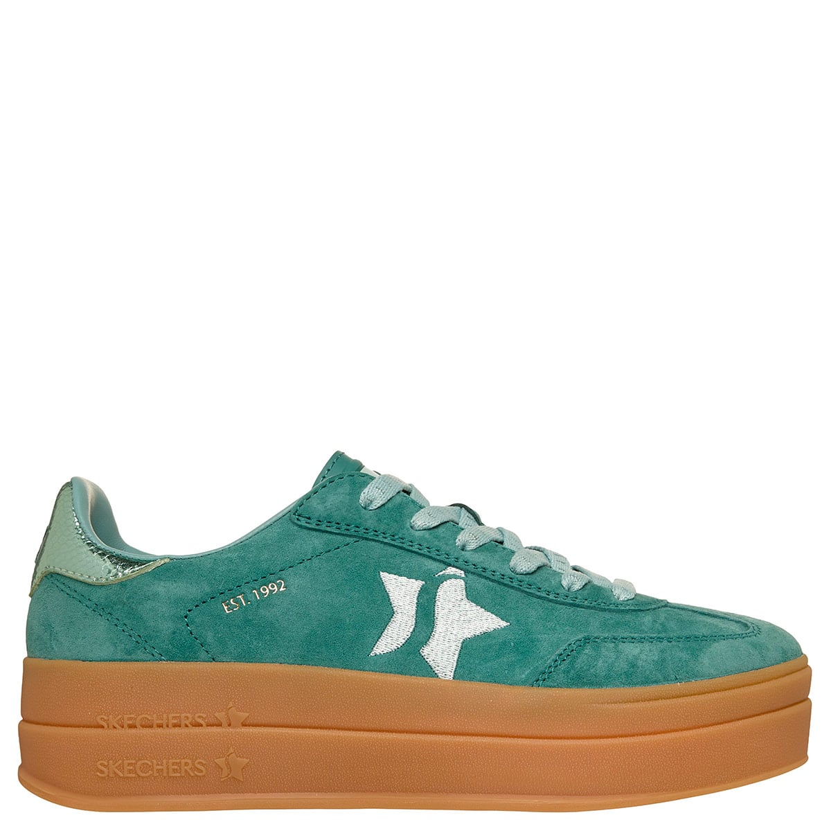 ZAPATILLAS MUJER SKECHERS CASUALES VERDE ACADEMY HI - 1