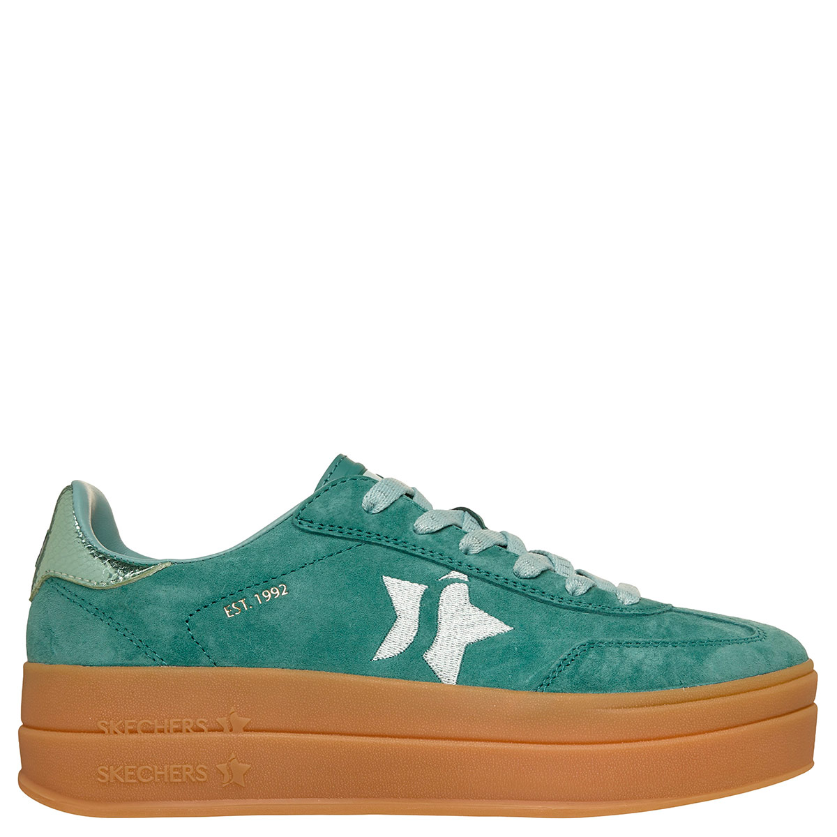 ZAPATILLAS MUJER SKECHERS CASUALES VERDE ACADEMY HI - 1