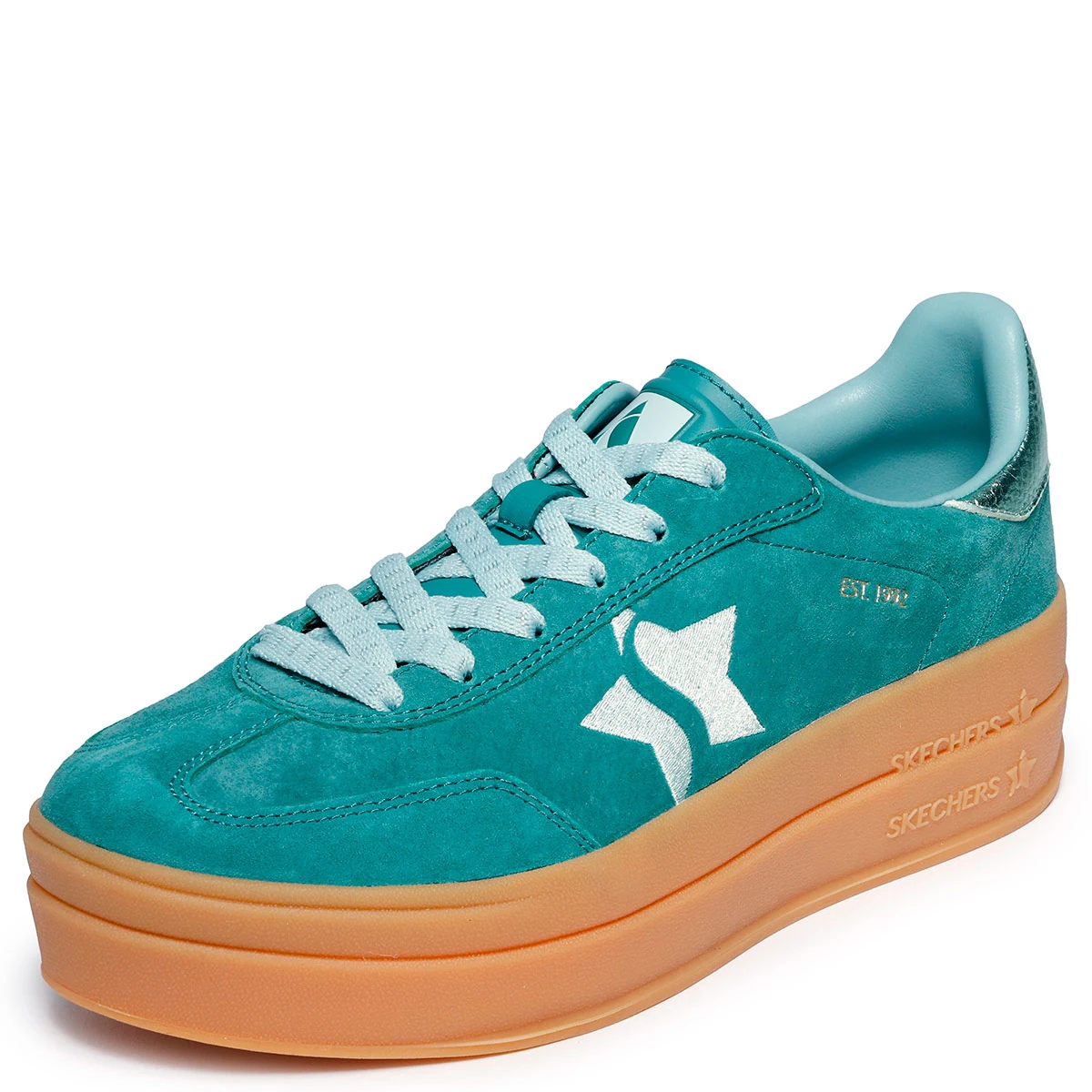 ZAPATILLAS MUJER SKECHERS CASUALES VERDE ACADEMY HI - 3