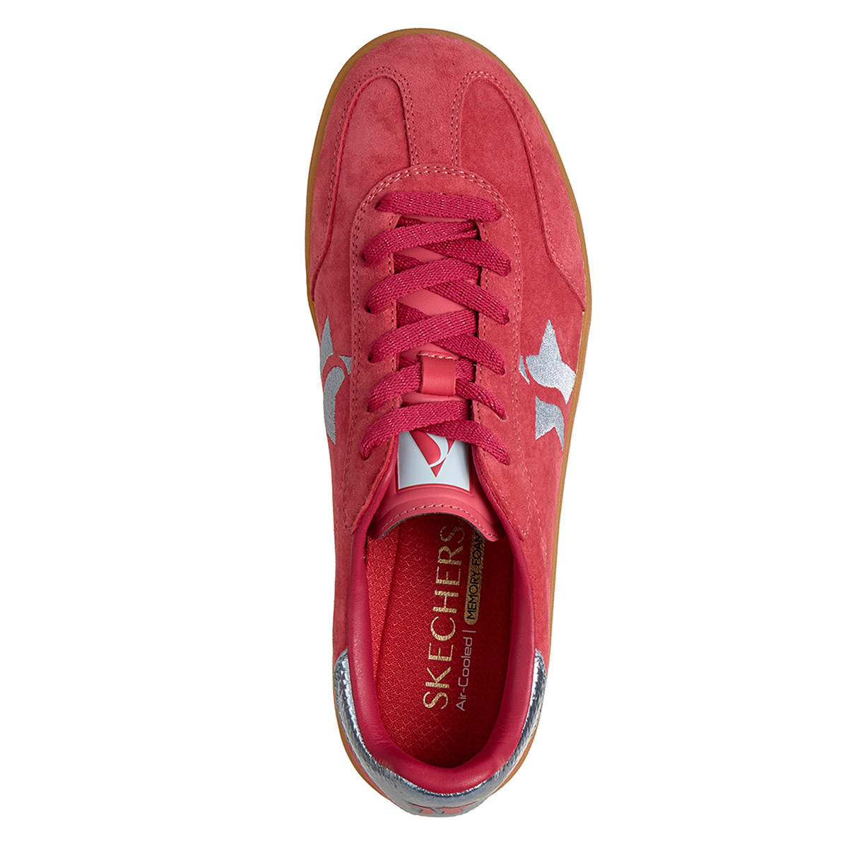 ZAPATILLAS MUJER SKECHERS CASUALES ROJO ACADEMY HI - 5