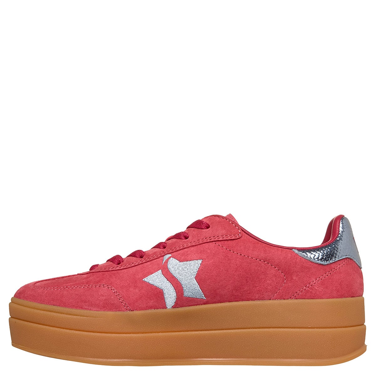 ZAPATILLAS MUJER SKECHERS CASUALES ROJO ACADEMY HI - 3