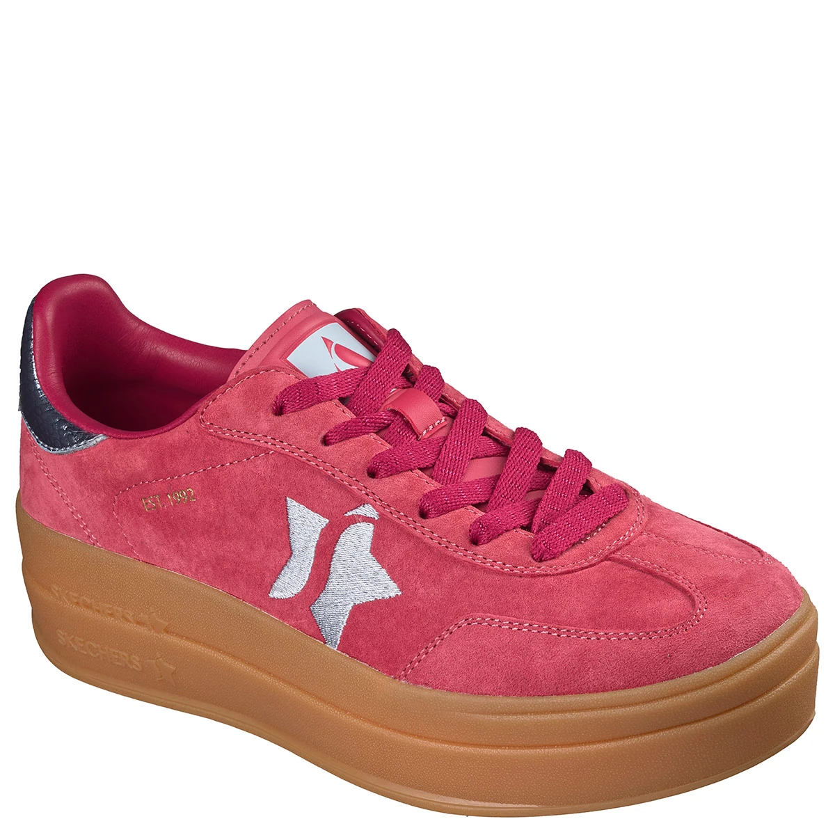ZAPATILLAS MUJER SKECHERS CASUALES ROJO ACADEMY HI - 2