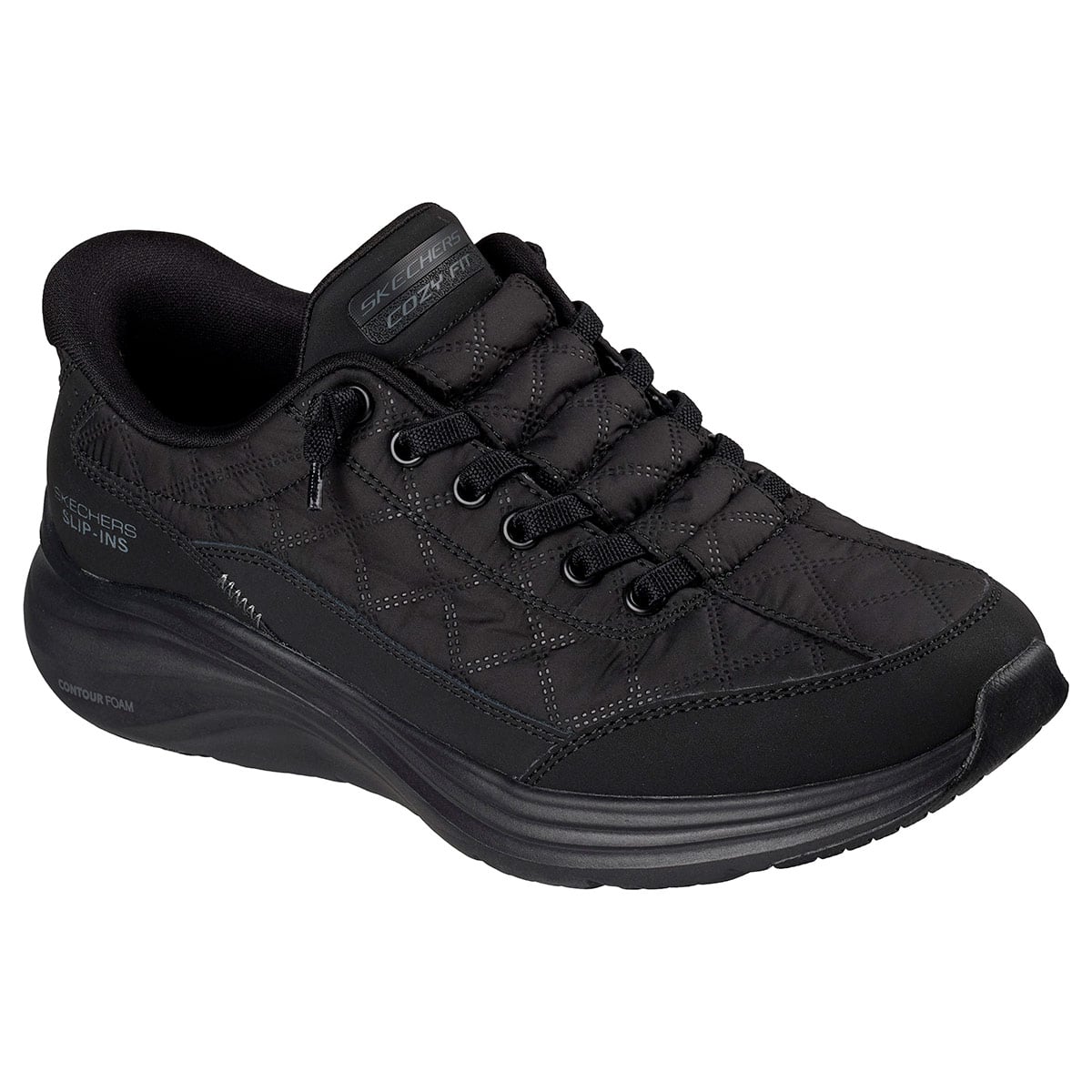ZAPATILLAS MUJER SKECHERS CASUALES NEGRO CONTOUR FOAM - 3
