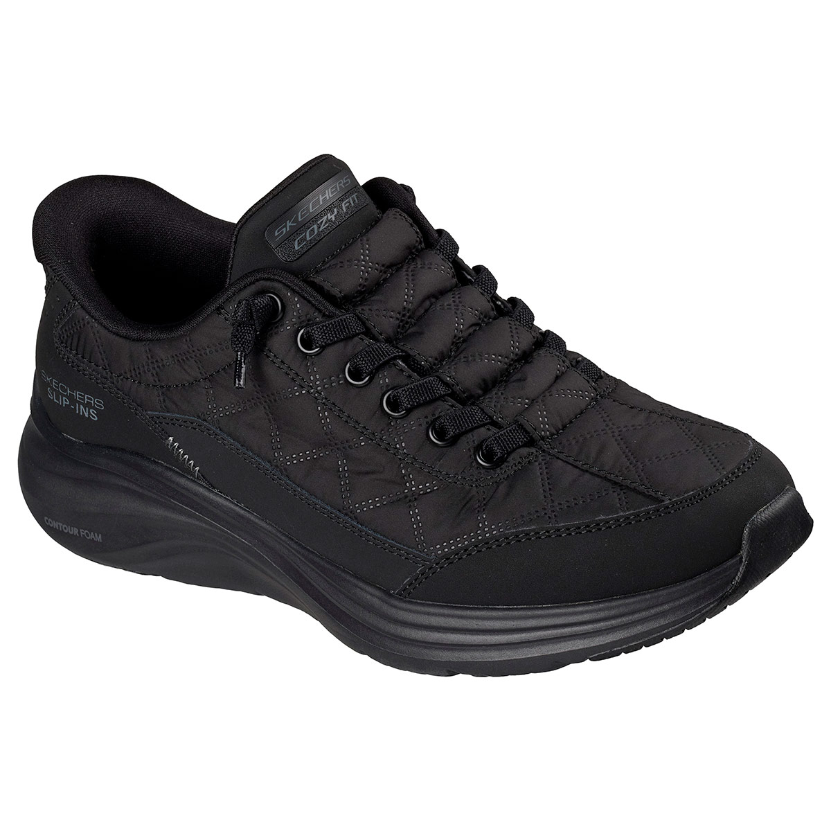 ZAPATILLAS MUJER SKECHERS CASUALES NEGRO CONTOUR FOAM - 3