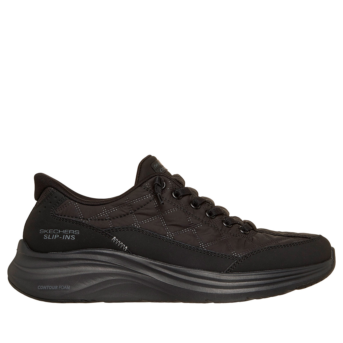 ZAPATILLAS MUJER SKECHERS CASUALES NEGRO CONTOUR FOAM - 1
