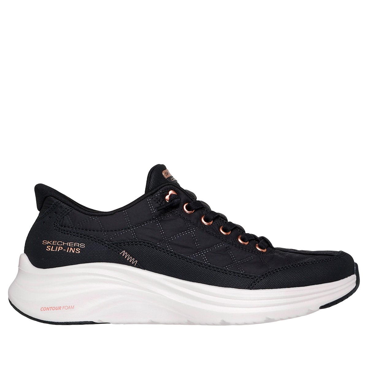 ZAPATILLAS MUJER SKECHERS CASUALES NEGRO CONTOUR FOAM - 1