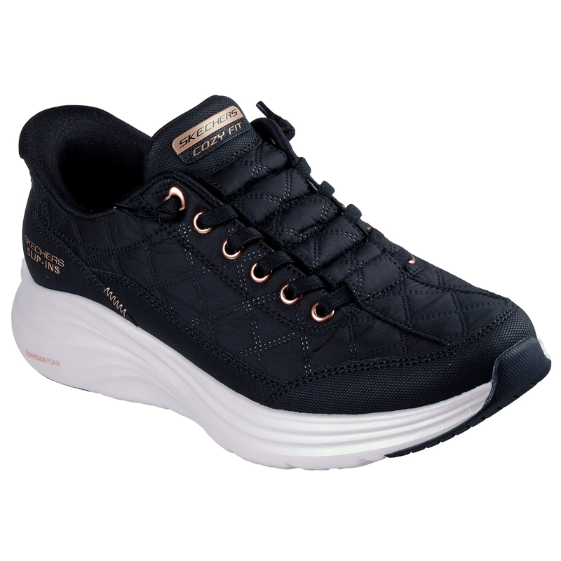 ZAPATILLAS MUJER SKECHERS CASUALES NEGRO CONTOUR FOAM - 3