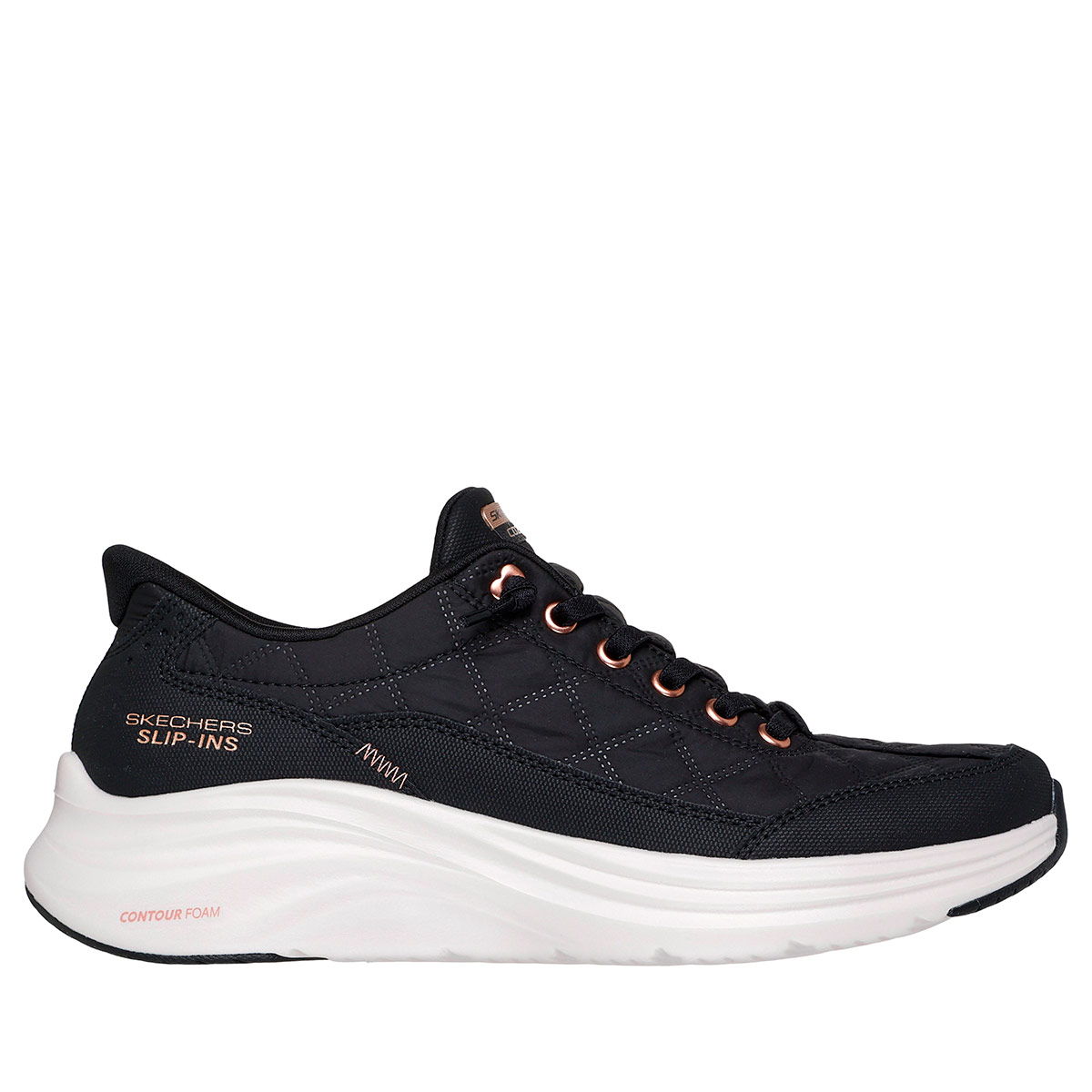 ZAPATILLAS MUJER SKECHERS CASUALES NEGRO CONTOUR FOAM - 1